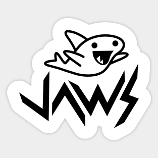 JAWS Sticker